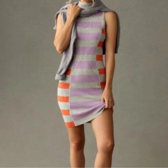 Anthropologie Daily Practice sleeveless bodycon sweater dress, stretch XS - Picture 4 of 12